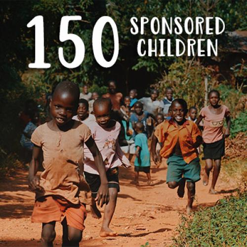 We've Reached A Milestone:<br> 150 Sponsored Children
