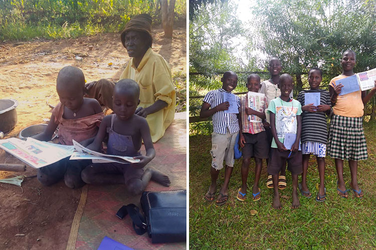 Uganda in lockdown: Children studying from home