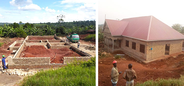 EVC Uganda projects - Boys' dorm