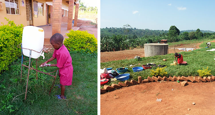 EVC Uganda projects - Promoting healthy living