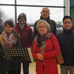 December 2018 - Carolling at Morrisons