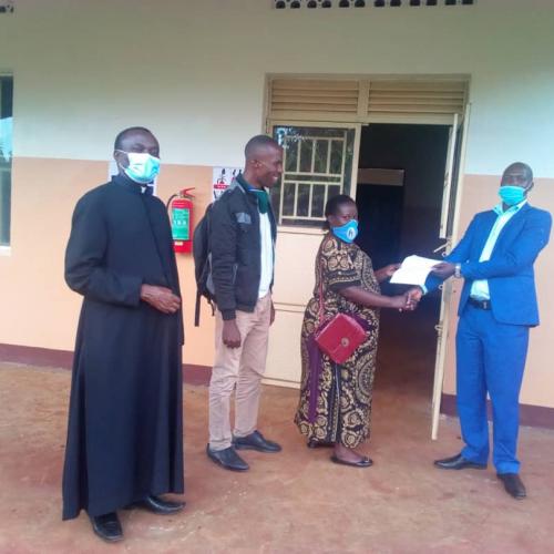 Handover of the new boys' dormitory