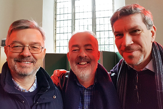 Beard growing sponsorship - Dudley, Bill and Keith